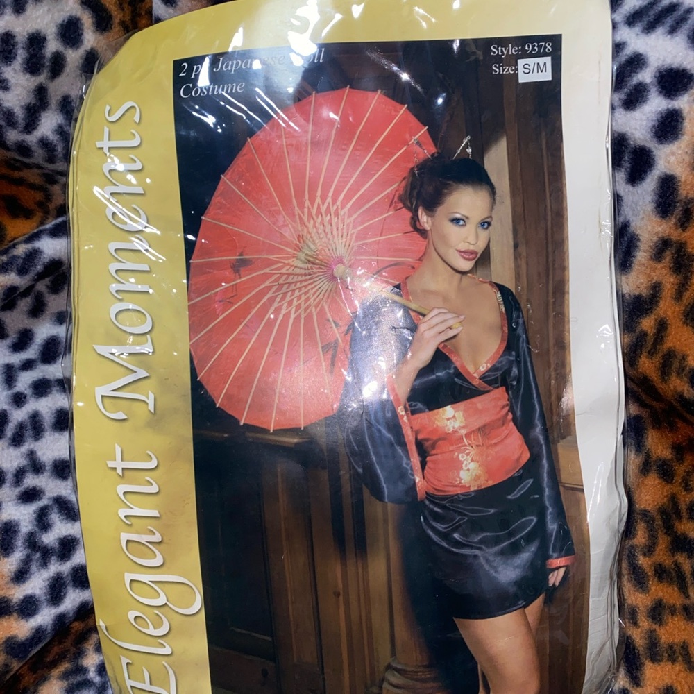 Elegant Moments Black and Red Doll Costume